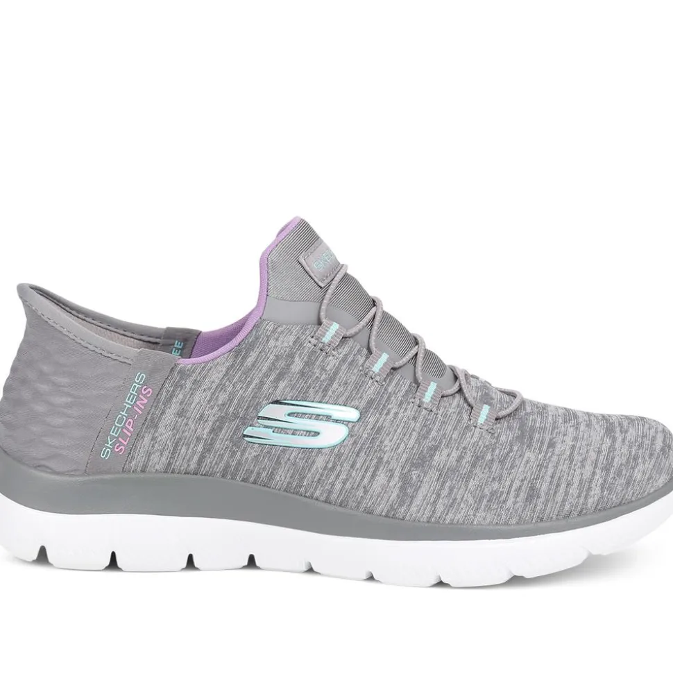 Skechers Wide Fit Slip-ins: Summits Trainers - Grey