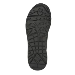 Skechers Wide-Fit Uno - Shimmer Away Trainers - Black