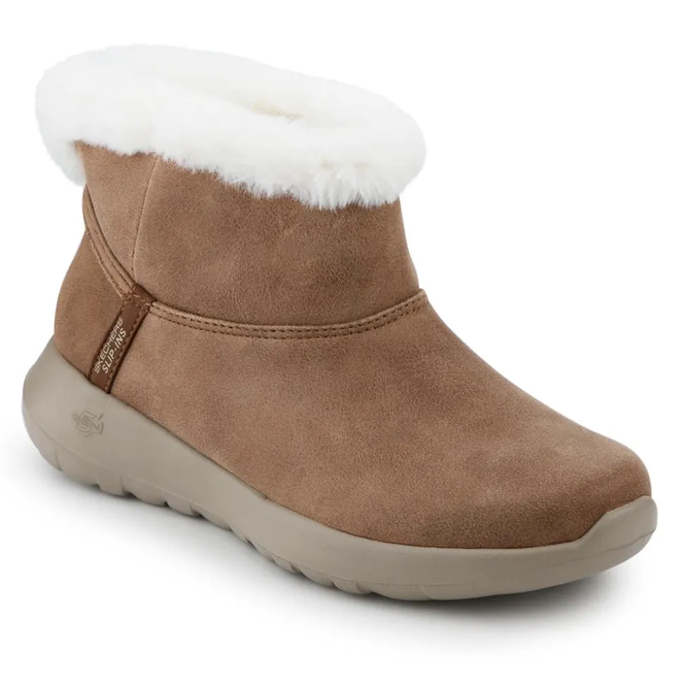 Slip-ins: On-the-GO Joy - Cozy Dream Boots - Tan