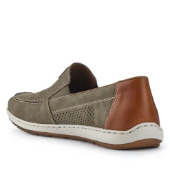 Slip-On Casual Shoes - Olive