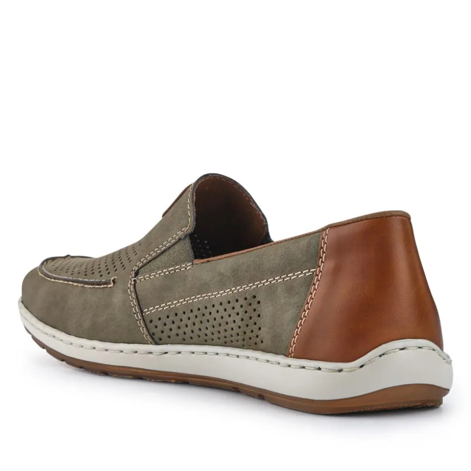 Slip-On Casual Shoes - Olive