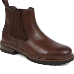Slip-On Chelsea Boots - Brown