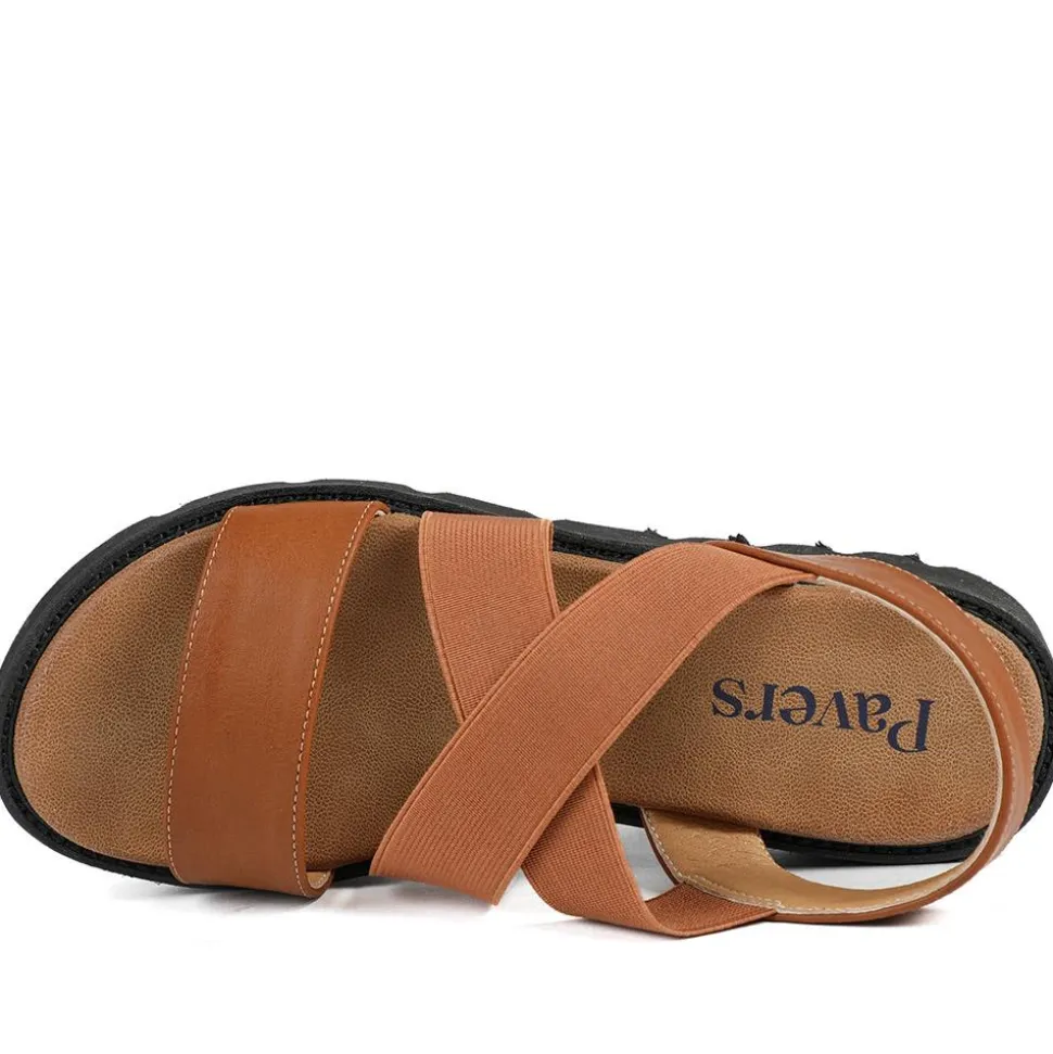 Slip On Chunky Sandals - Tan