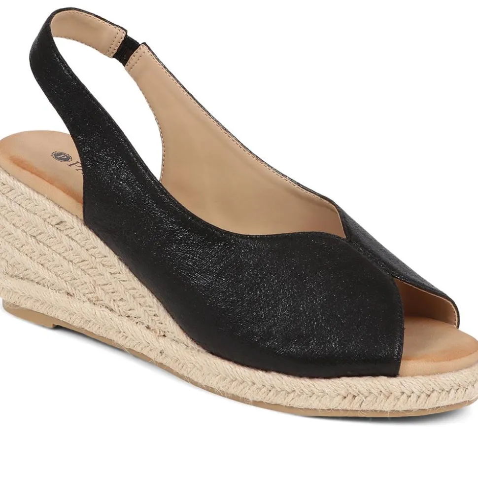 Slip-On Espadrilles - Black