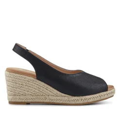 Slip-On Espadrilles - Black
