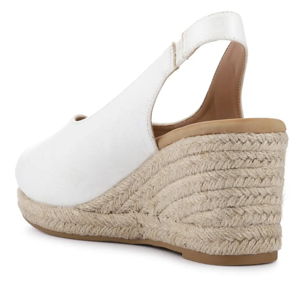 Slip-On Espadrilles - White