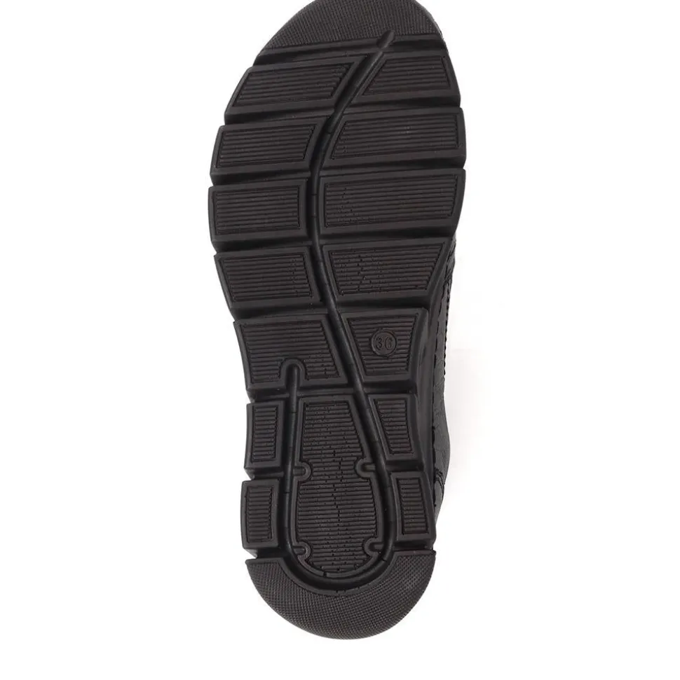 Slip-On Leather Shoes - Black