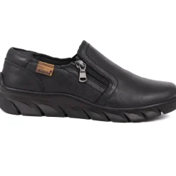 Slip-On Leather Shoes - Black