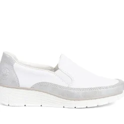 Slip-On Leather Trainers - White