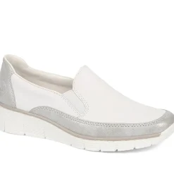 Slip-On Leather Trainers - White