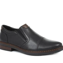 Slip-On Loafers - Black