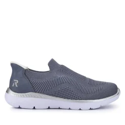 Slip-On Memory Foam Trainers - Blue