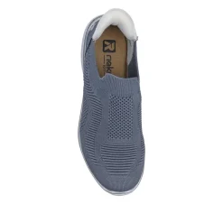Slip-On Memory Foam Trainers - Blue