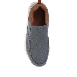 Slip-On Memory Foam Trainers - Navy