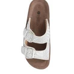 Slip-On Mules - Silver