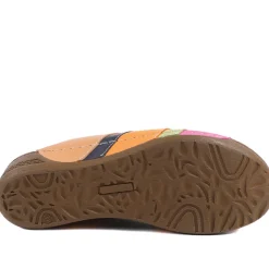 Slip On Peep Toe Mules - Multi