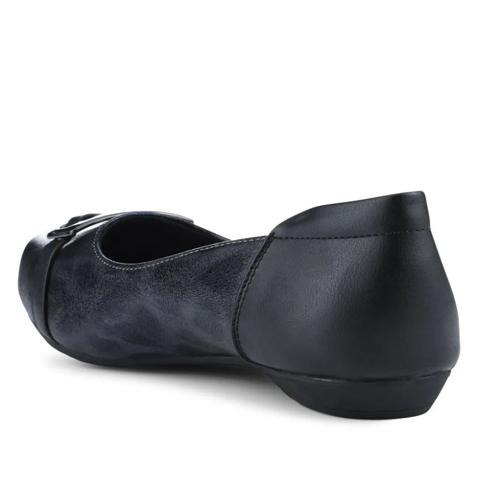 Slip On Pump - Black Leopard