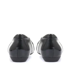Slip On Pump - Black Patent