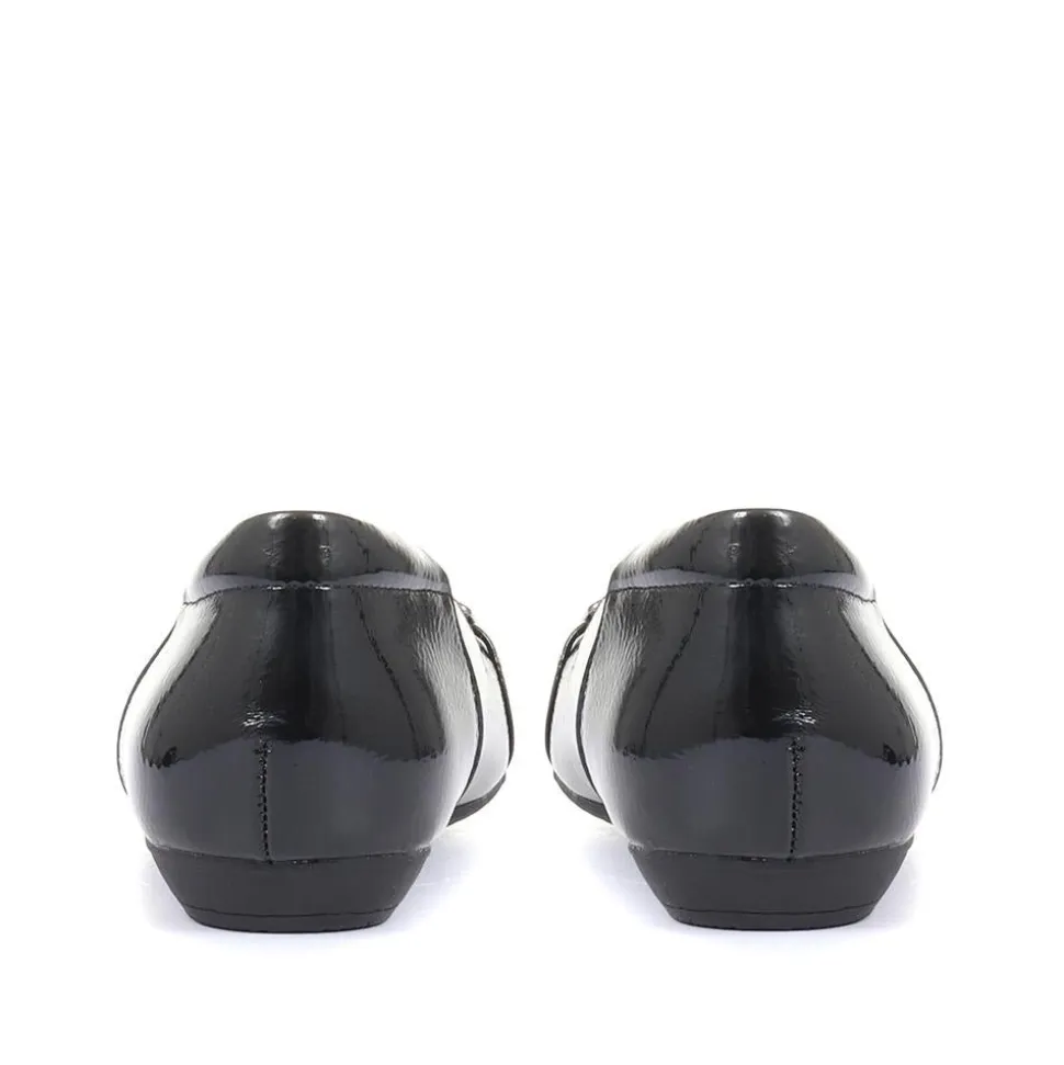 Slip On Pump - Black Patent