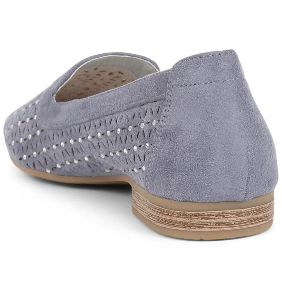 Slip-On Pumps - Blue