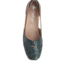 Slip On Pumps - Blue Multi