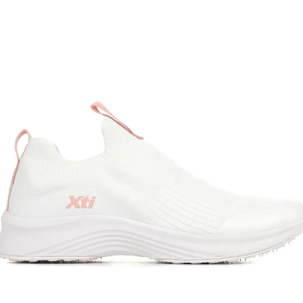 Slip-On Sock Trainers - White