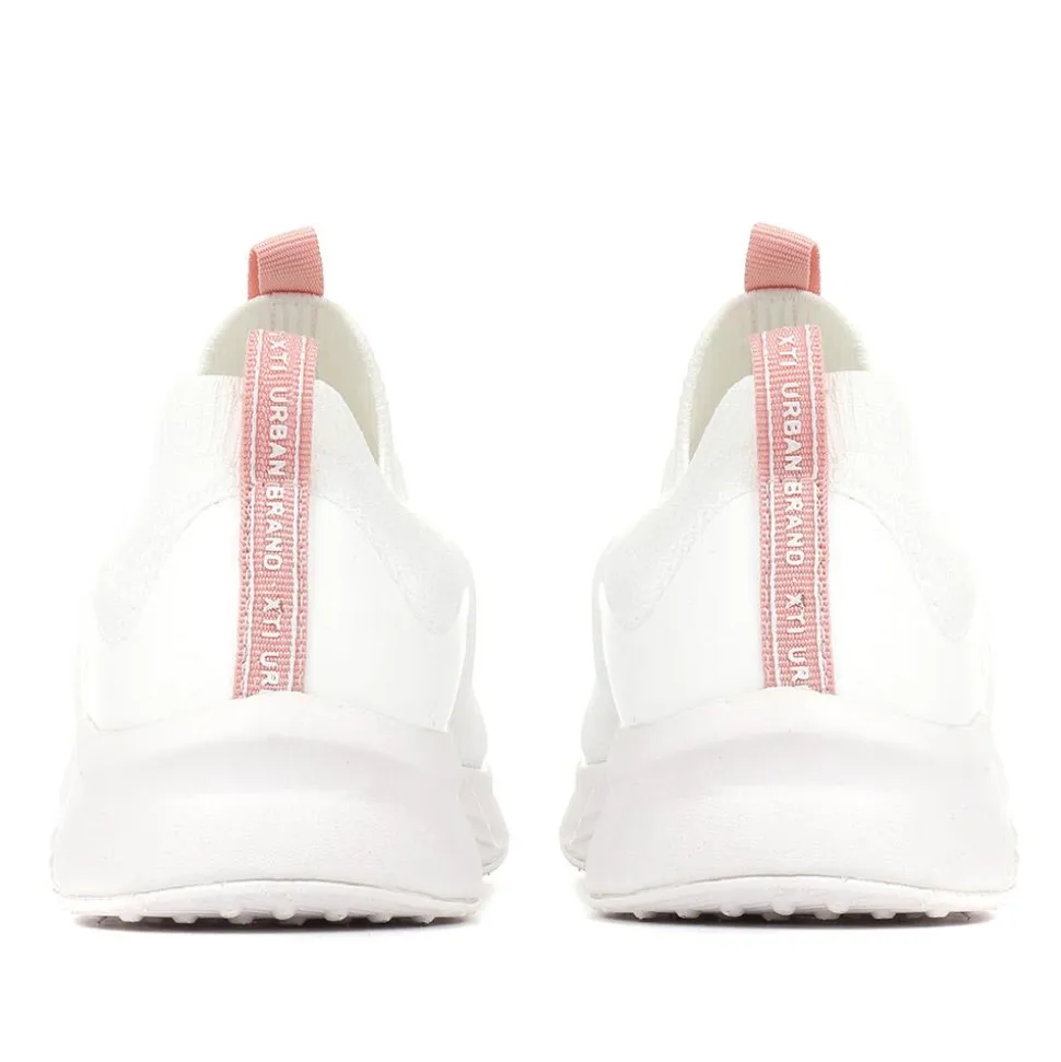 Slip-On Sock Trainers - White