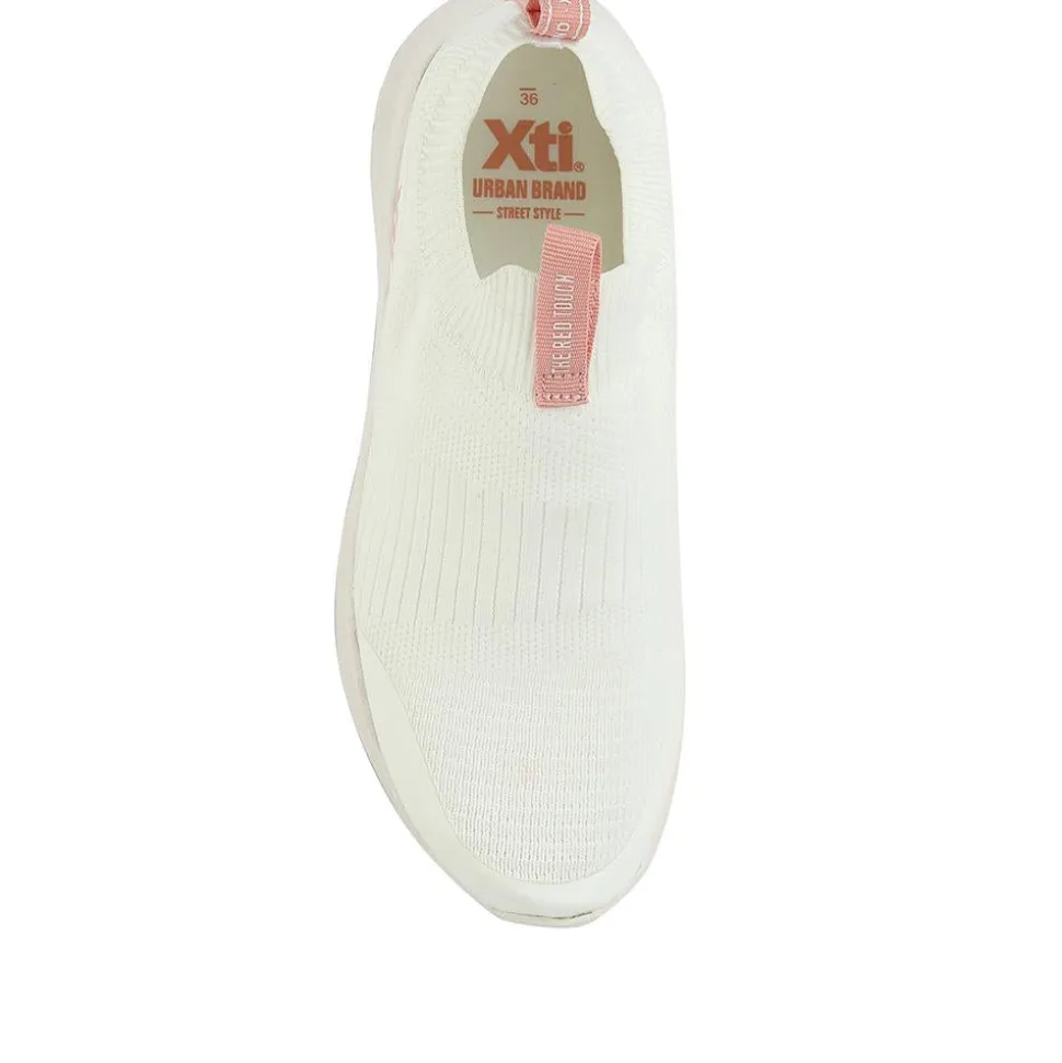 Slip-On Sock Trainers - White
