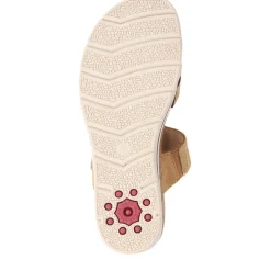 Slip-On Touch-Fasten Mules - Natural