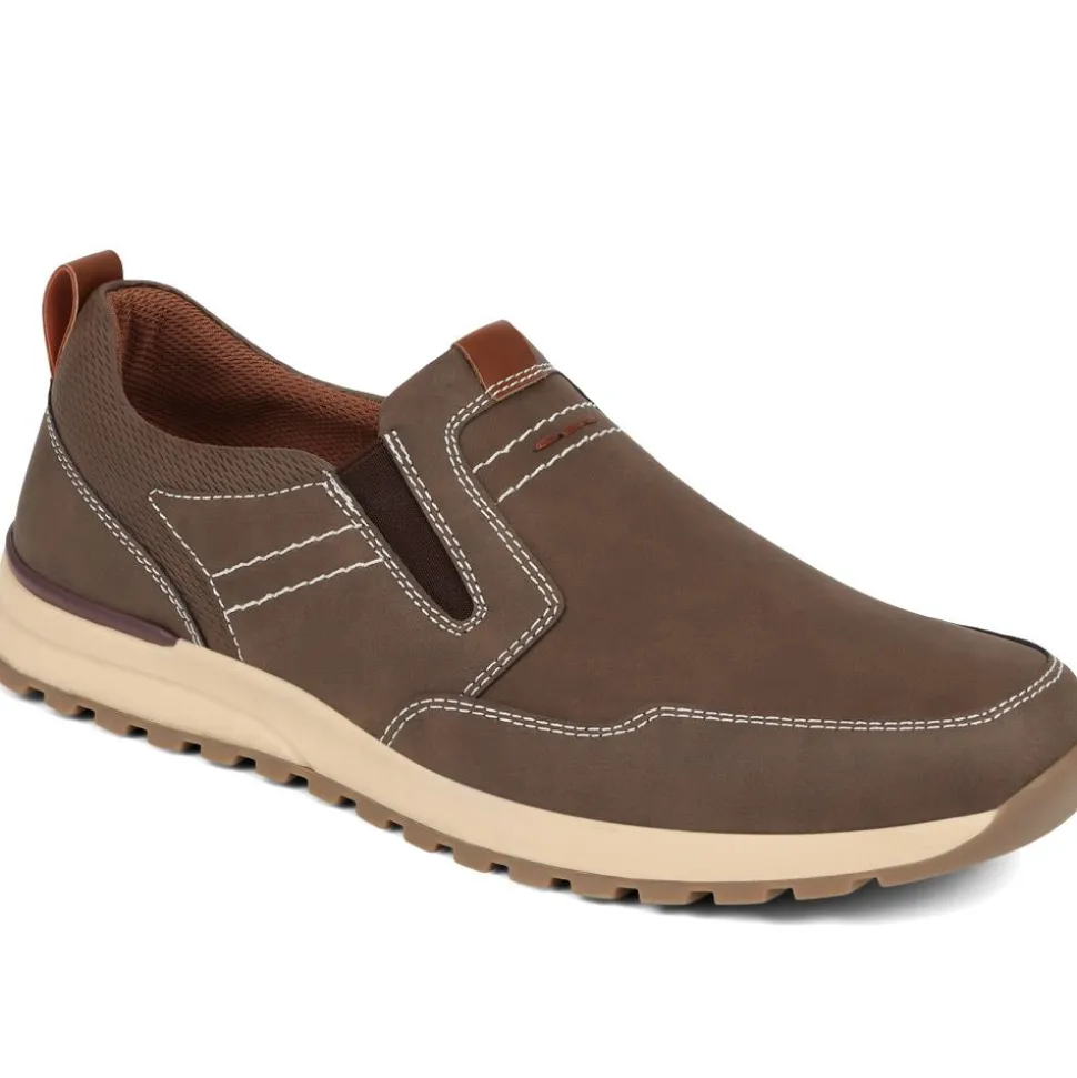 Slip-On Trainers - Brown