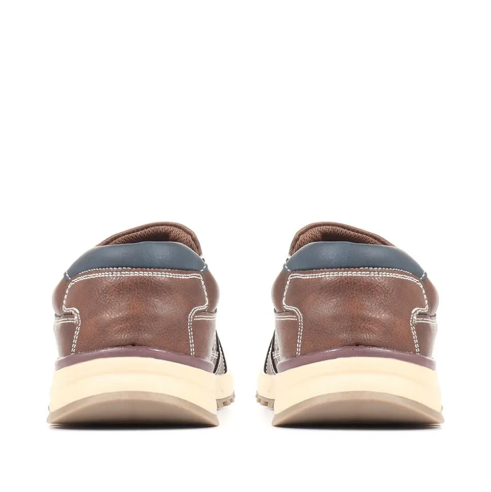 Slip On Trainers - Brown