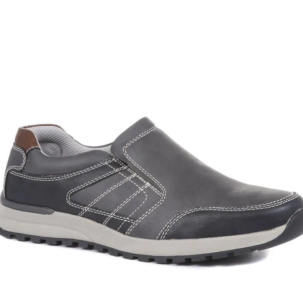 Slip On Trainers - Navy