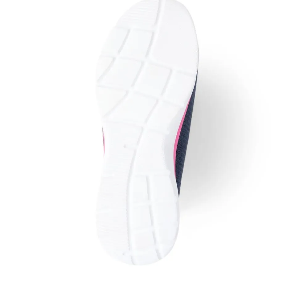 Slip-On Trainers - Navy-Pink
