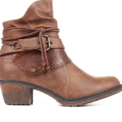 Slouch Ankle Boots - Tan
