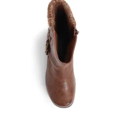 Slouch Calf Boots - Tan