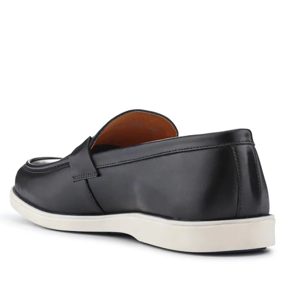 Smart All-Leather Loafers - Black