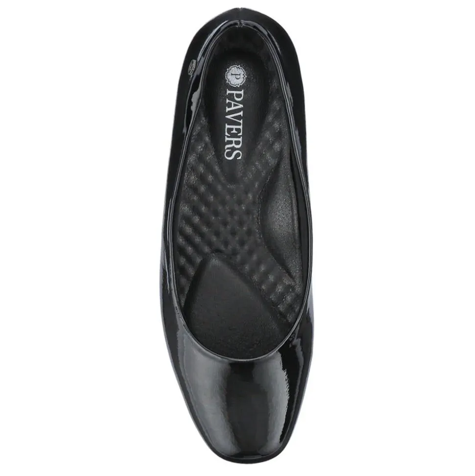 Smart Cushioned Court Shoes - Black Patent