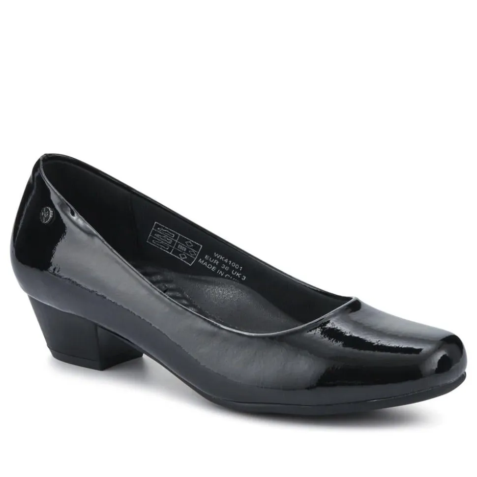 Smart Cushioned Court Shoes - Black Patent