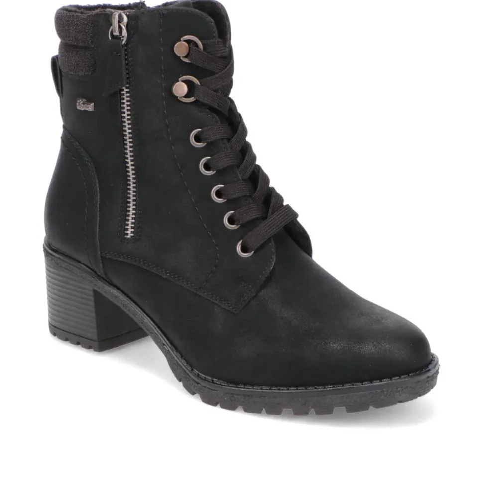 Smart Dual-Fastening Ankle Boots - Black