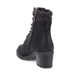 Smart Dual-Fastening Ankle Boots - Black