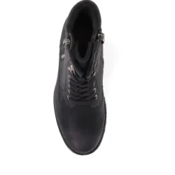 Smart Dual-Fastening Ankle Boots - Black