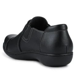Smart Elasticated Slip-On Shoes - Black