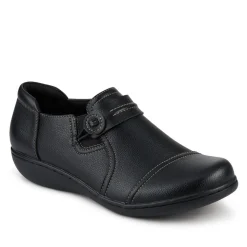 Smart Elasticated Slip-On Shoes - Black