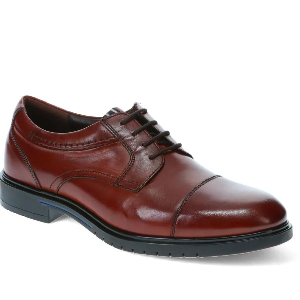 Smart Lace-Up Shoes - Tan