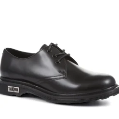 Smart Lace-Up Work Shoes - Black