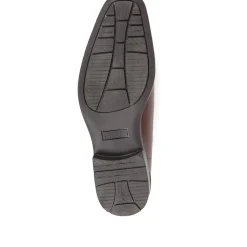 Smart Leather Derby Shoes - Tan