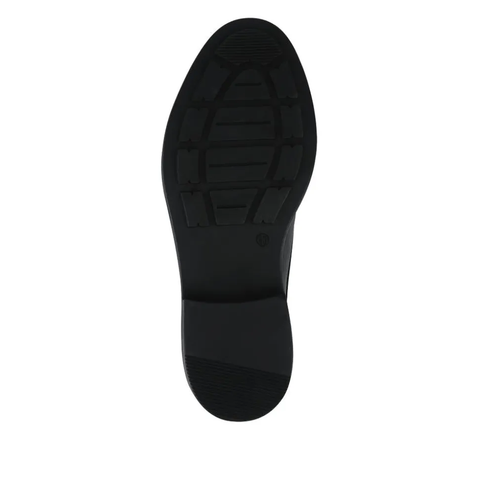 Smart Leather Lace Up Shoes - Black