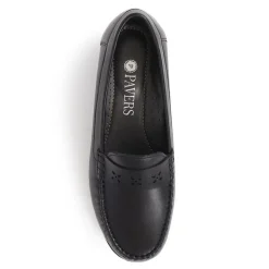 Smart Leather Moccasins - Black