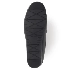 Smart Leather Moccasins - Black