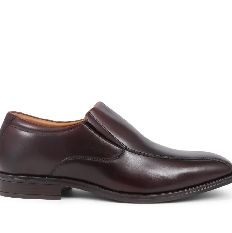 Smart Leather Moccasins - Brown